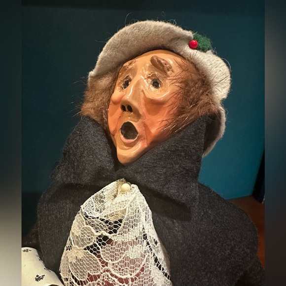 RARE -Vintage 1989 Byers' Choice Caroler -Victorian Man w/ Music Sheet -Like New - Picture 4 of 9